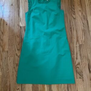J. Crew Vibrant Green Mini Dress
